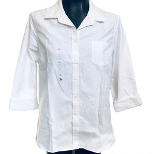 US Polo Association Button Down Fitted Shirt Large L New with Tags